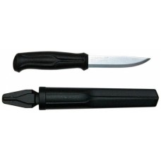 Нож Morakniv 510 углерод.сталь, пласт.рукоятка ЧЕРНЫЙ
